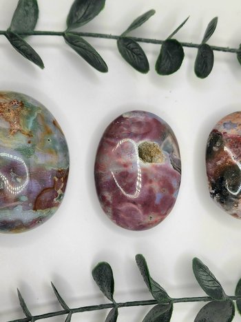Sea Jasper Palm Stones