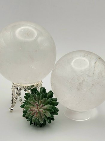 Clear Quartz Spheres