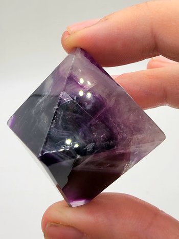 Rainbow Fluorite Octahedron #1