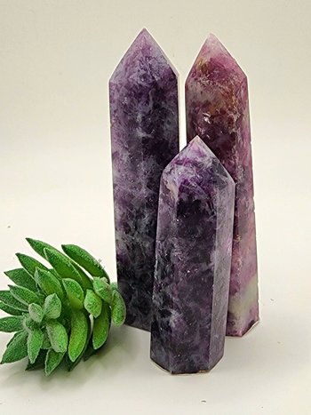 Lepidolite with Mica Towers
